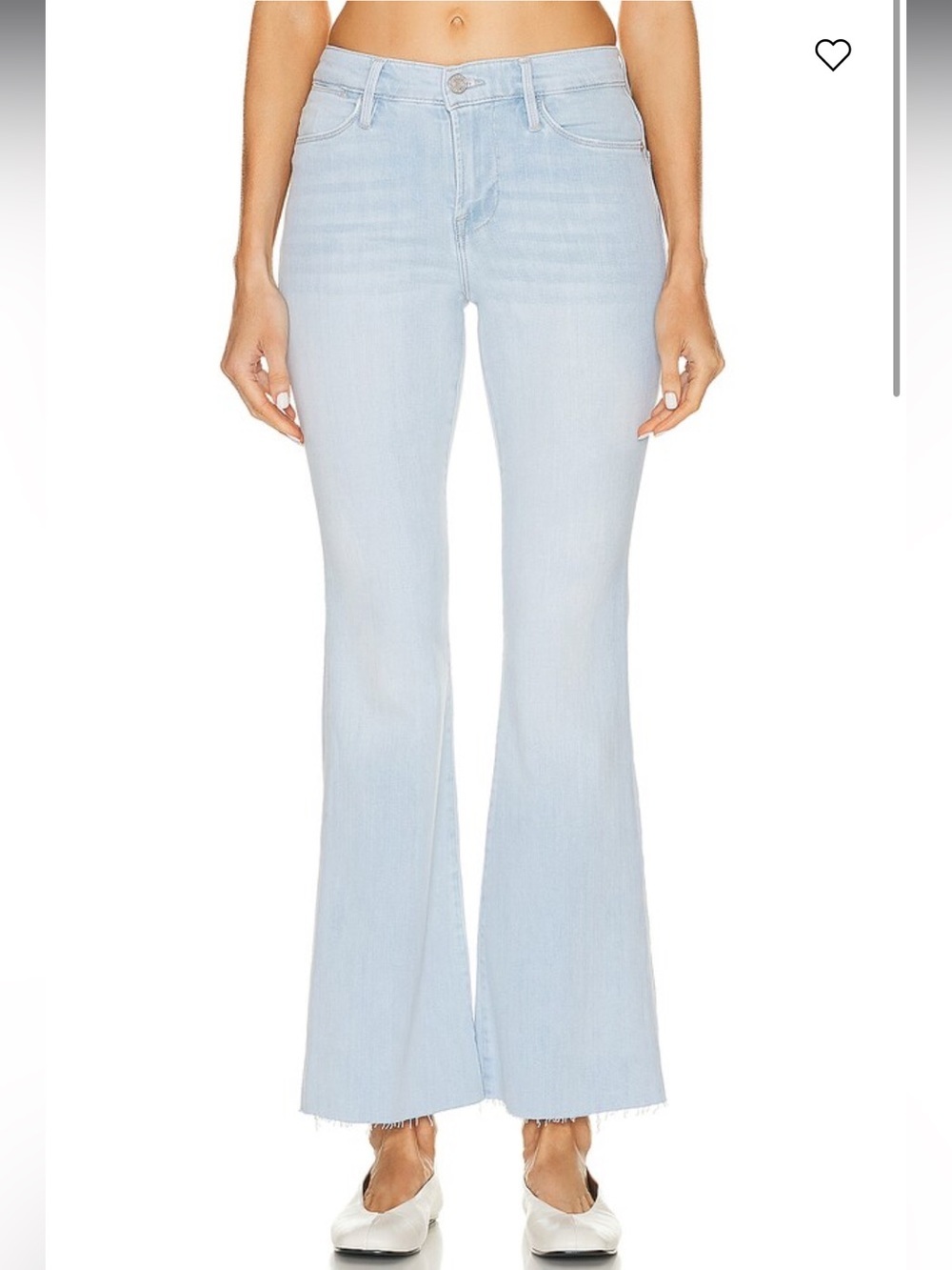 Frame Le Easy Flare Jeans in Clarity - Picture 2 of 10